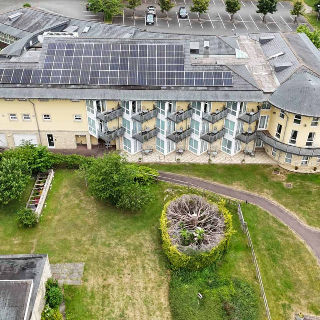 Solar panels for hotels