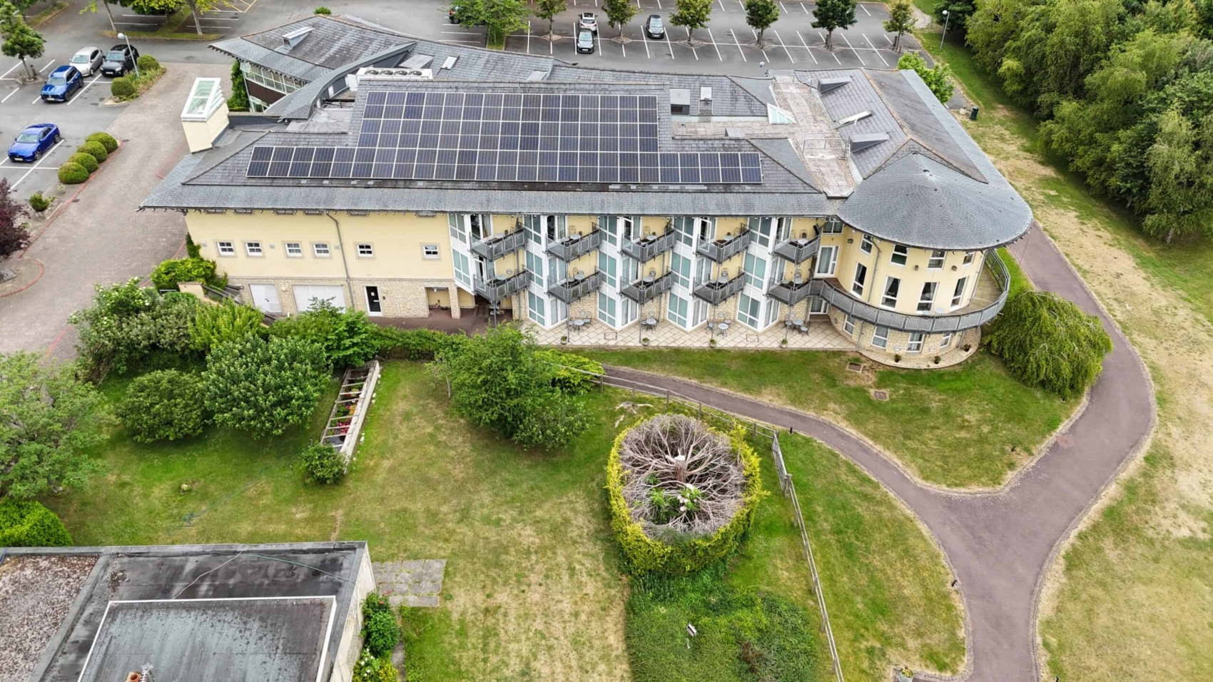 Solar panels for hotels