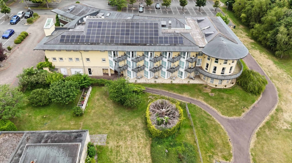 Solar panels for hotels
