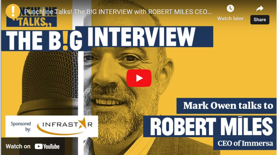 Robert Miles speaks to Mark Owen in the BIG interview at Punchline